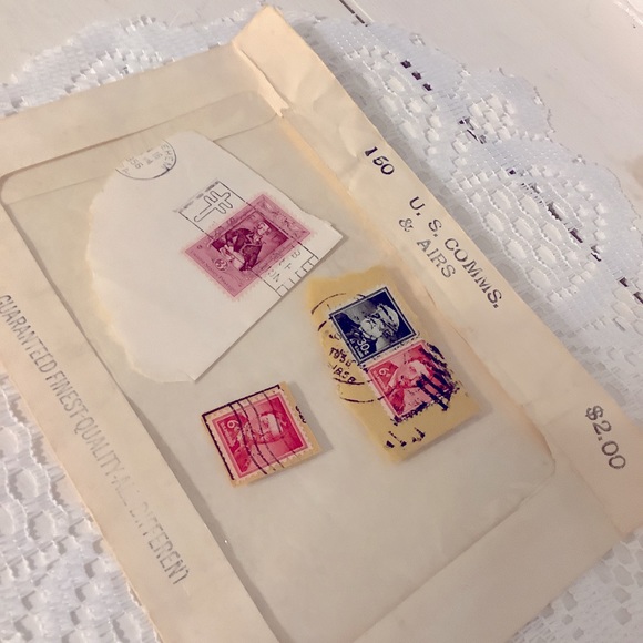 Authentic Original Vintage Style Other Vintage Envelope And Stamps